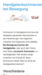 Mobile Screenshot of handgelenkschmerzen.com